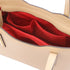 Olimpia - Leather tote - Small size
